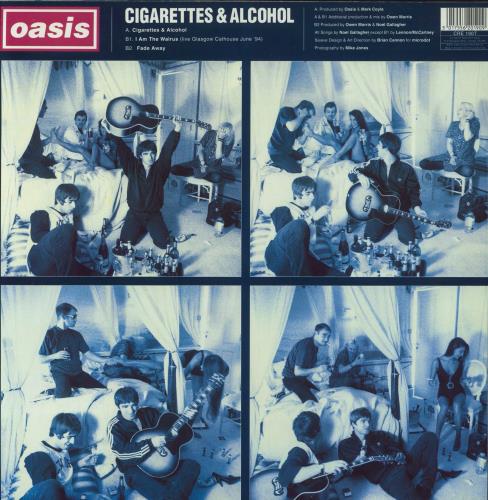 oasis / cigarettes & alcohol 12インチレコード オアシス oasis Cigarettes & Alcohol 12in - メルカリ